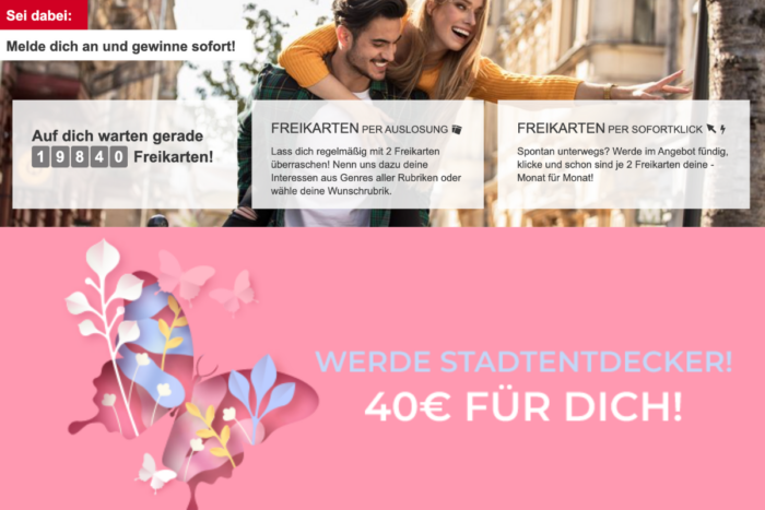 TwoTickets Stadtentdecker Frühlingserwachen