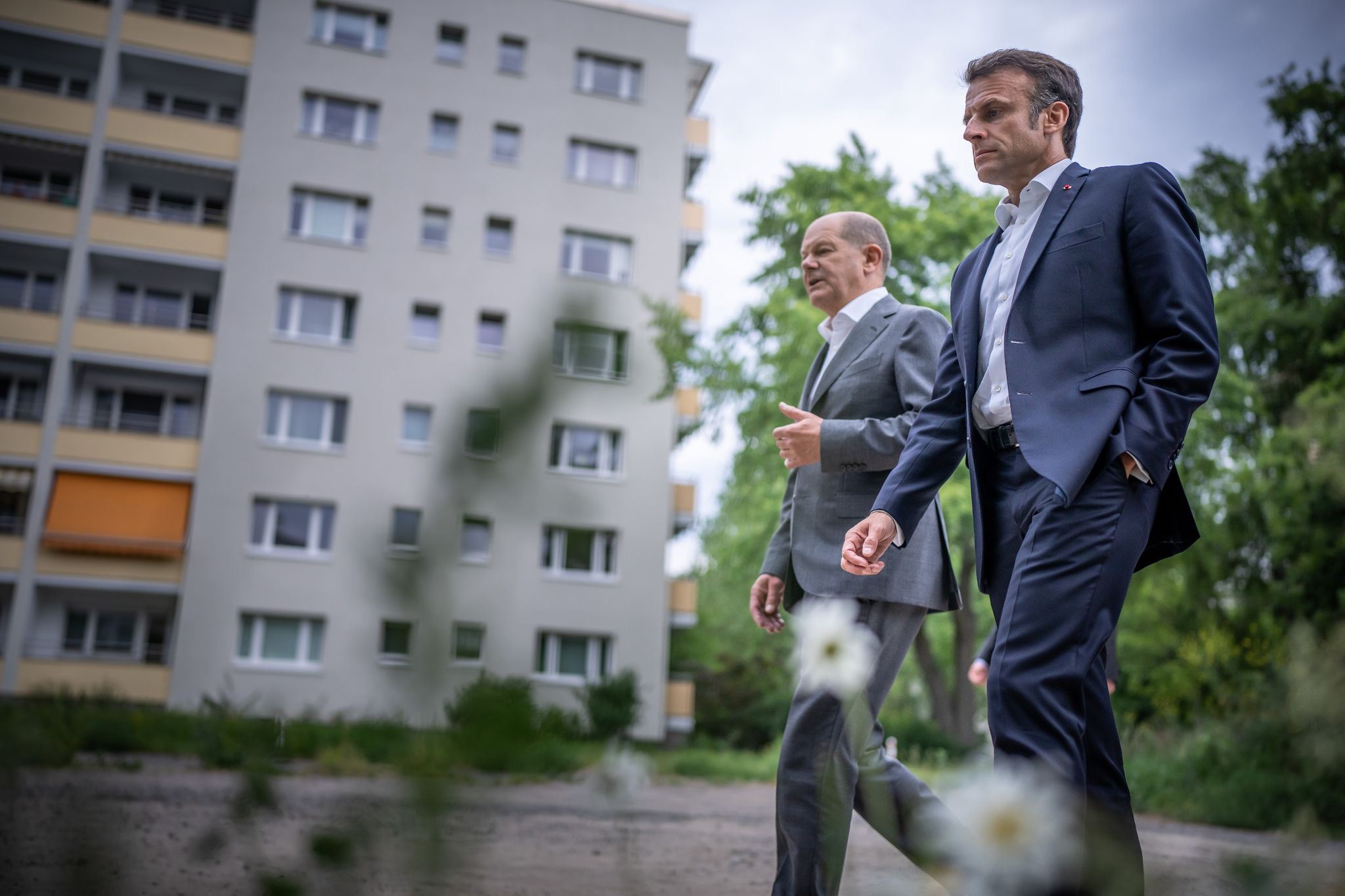 Dreier-Gipfel zur Ukraine: Macron empfängt Scholz und Duda