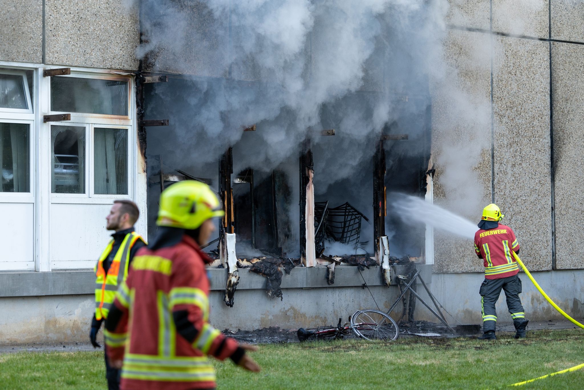 Kind aus Ukraine stirbt bei Feuer in Flüchtlingsunterkunft
