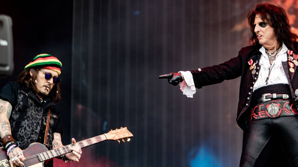 FestivalAuftritt Johnny Depp und Alice Cooper begeistern ihre Fans