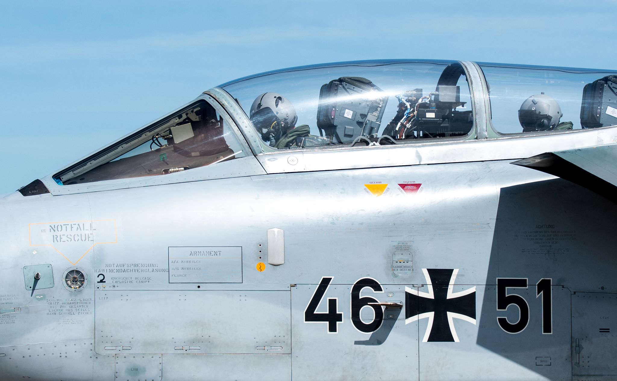 Luftwaffenübung mit 146 Flugzeugstarts am Montag