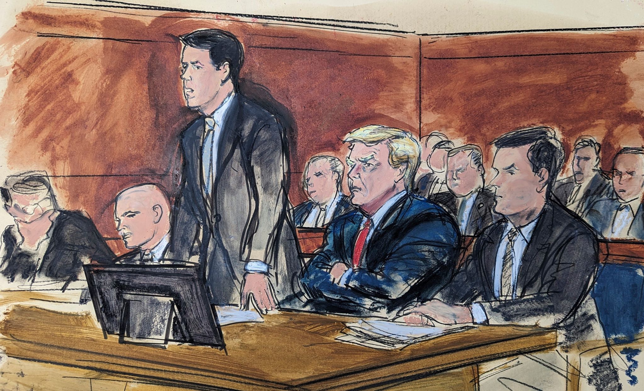 Trump vor Gericht: Unschuldsbekenntnis in Dokumenten-Affäre