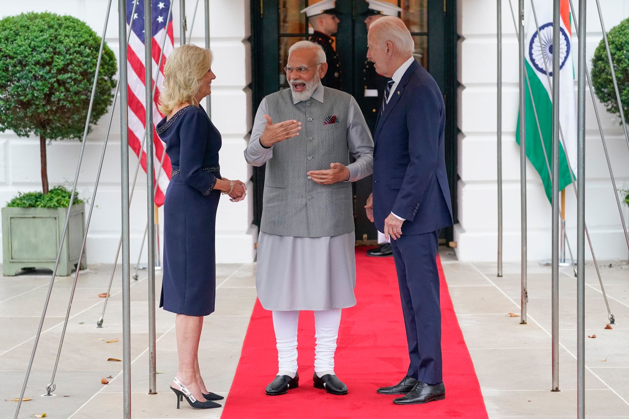 Umstrittener Staatsbesuch: Biden empfängt Modi mit Pomp