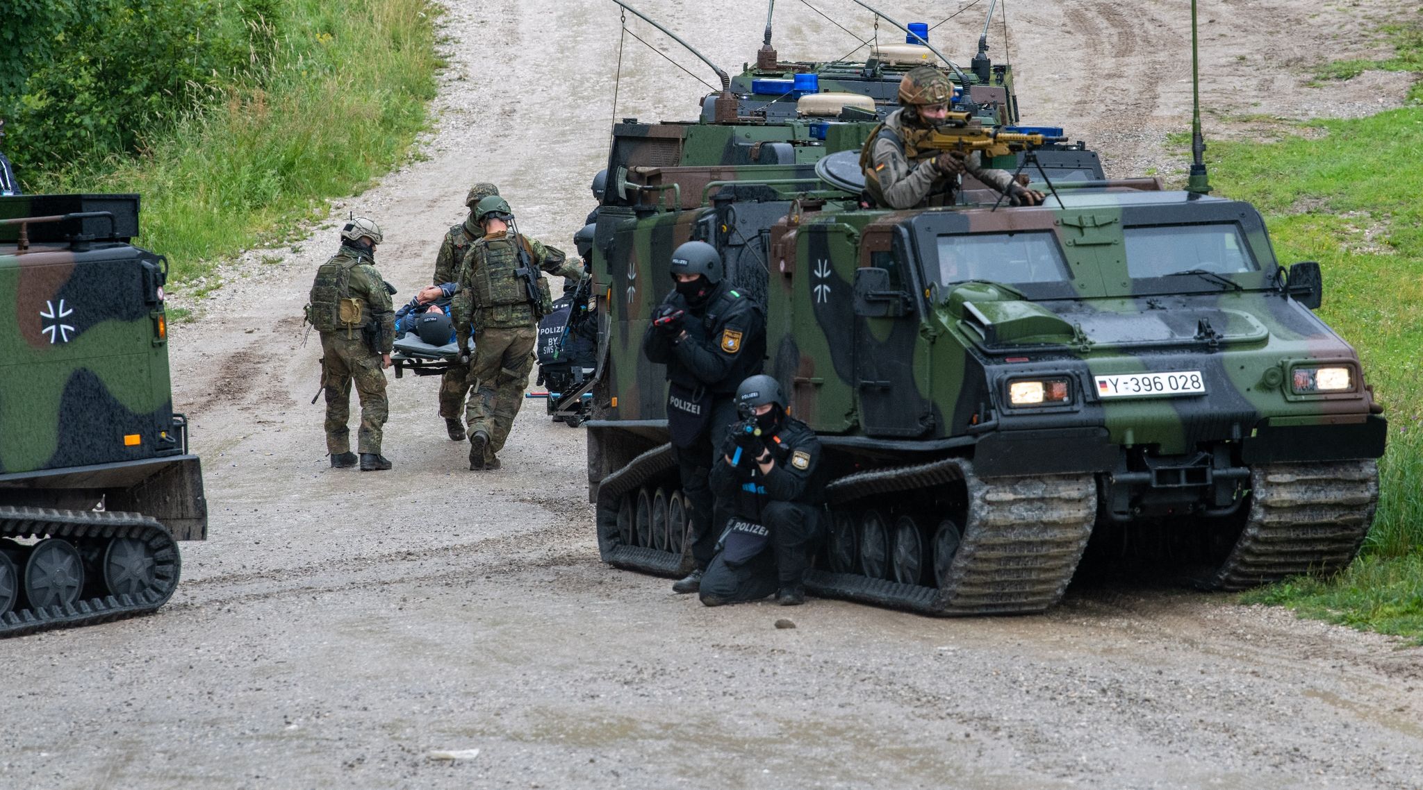 Polizei und Bundeswehr üben Terrorabwehr in den Alpen