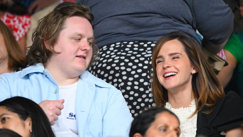 Lewis Capaldi und Emma Watson amüsieren sich in Wimbledon