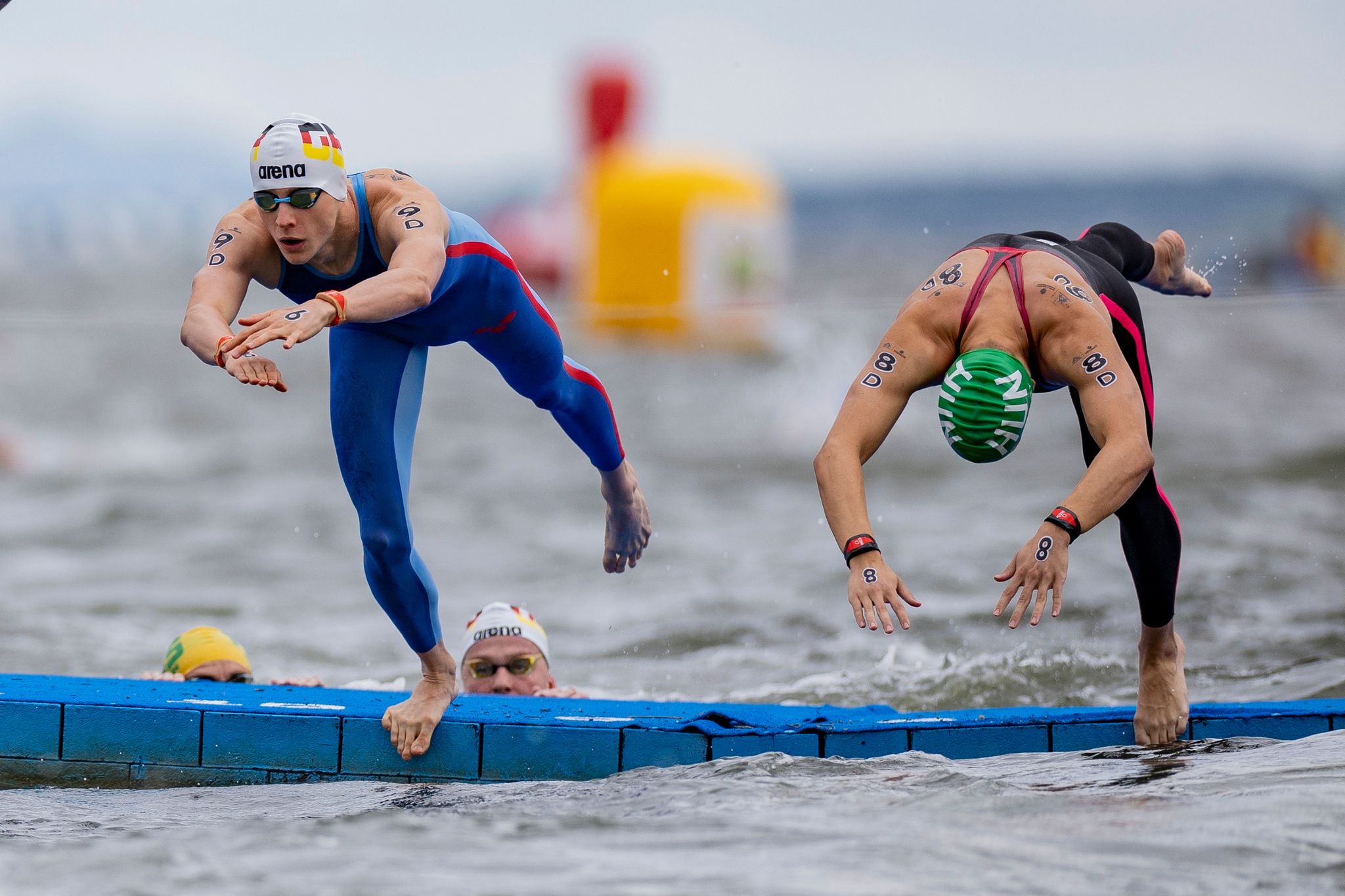 Deutsche Freiwasser-Staffel: Rekord und Medaille verpasst