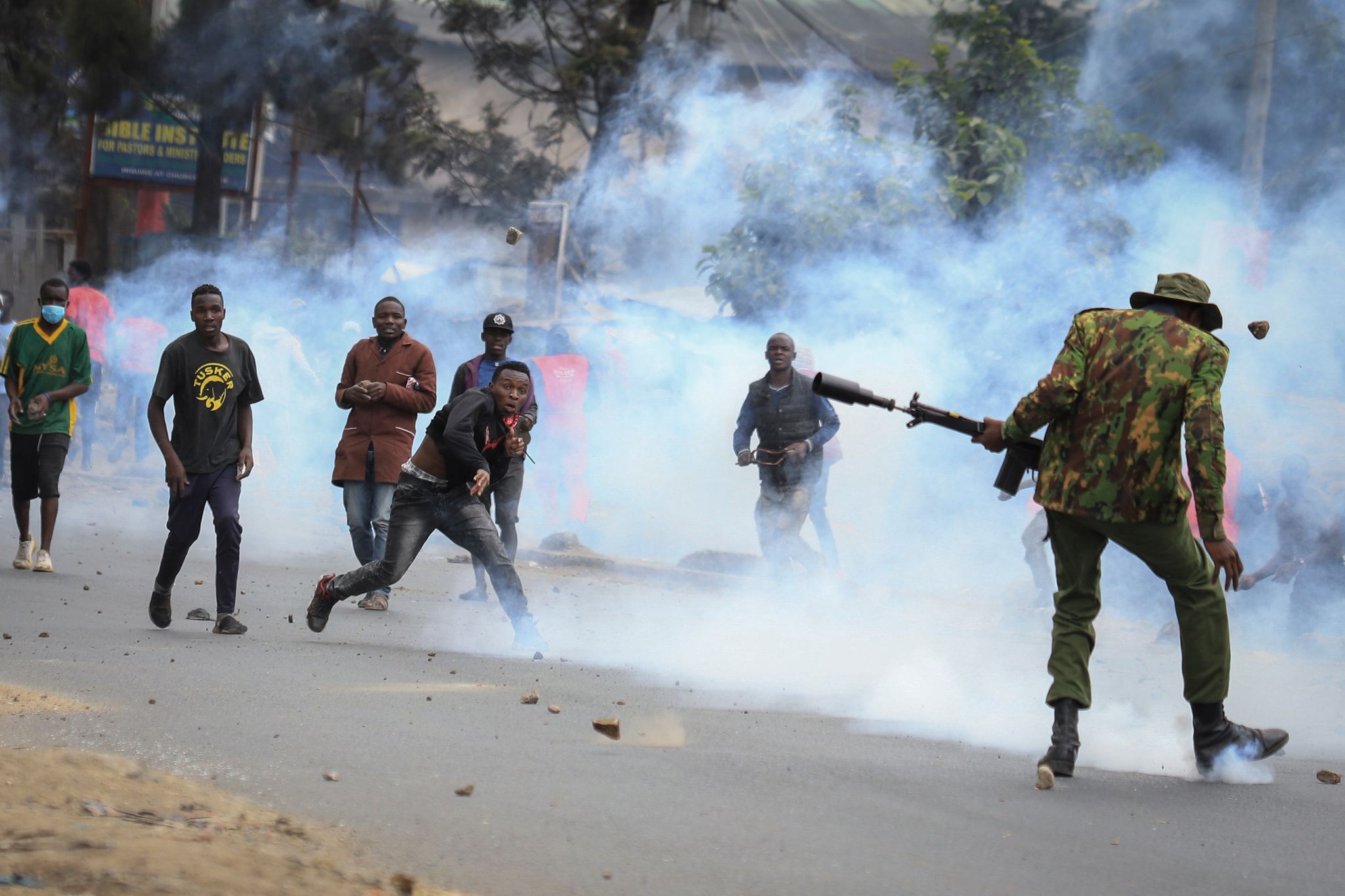 Proteste in Kenia: Kinder durch Tränengas verletzt