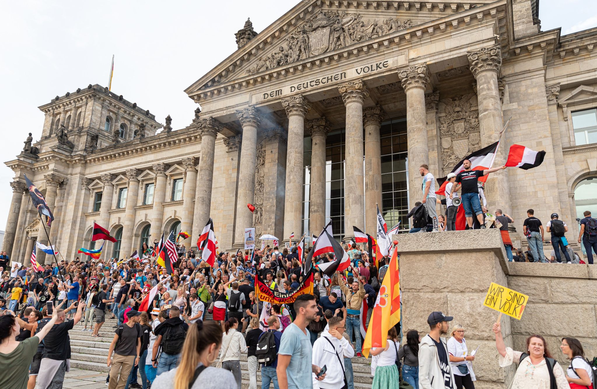 Besetzung der Reichstagstreppe: Bislang sechs Urteile