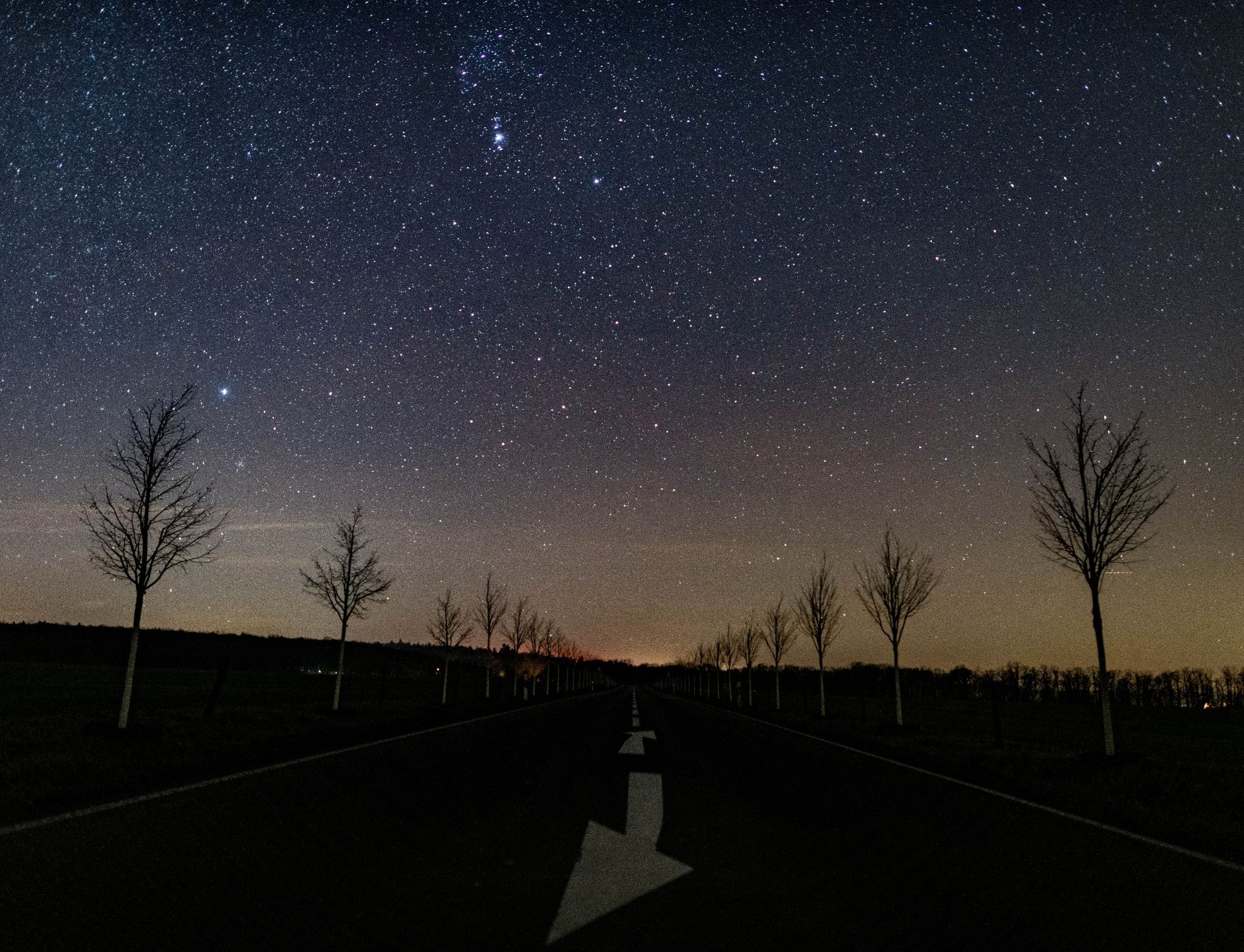 Sonne, Mond und Sterne im September