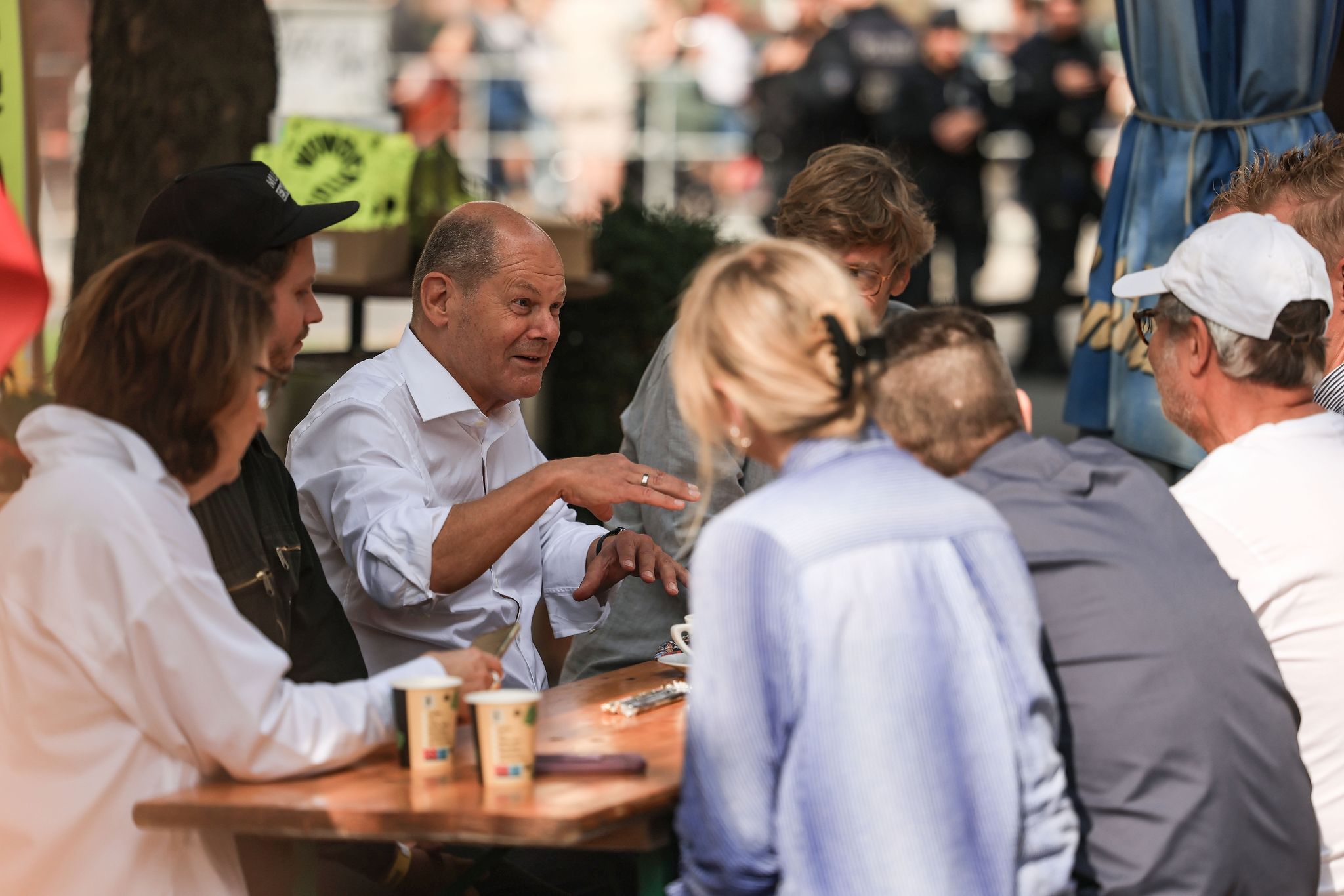 Kanzler Scholz am Büdchen: «Ein sehr sympathisches Kerlchen»