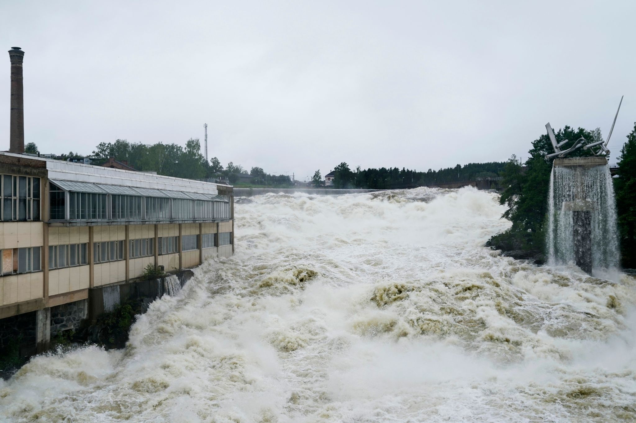 Hochwasser legt Südnorwegen lahm