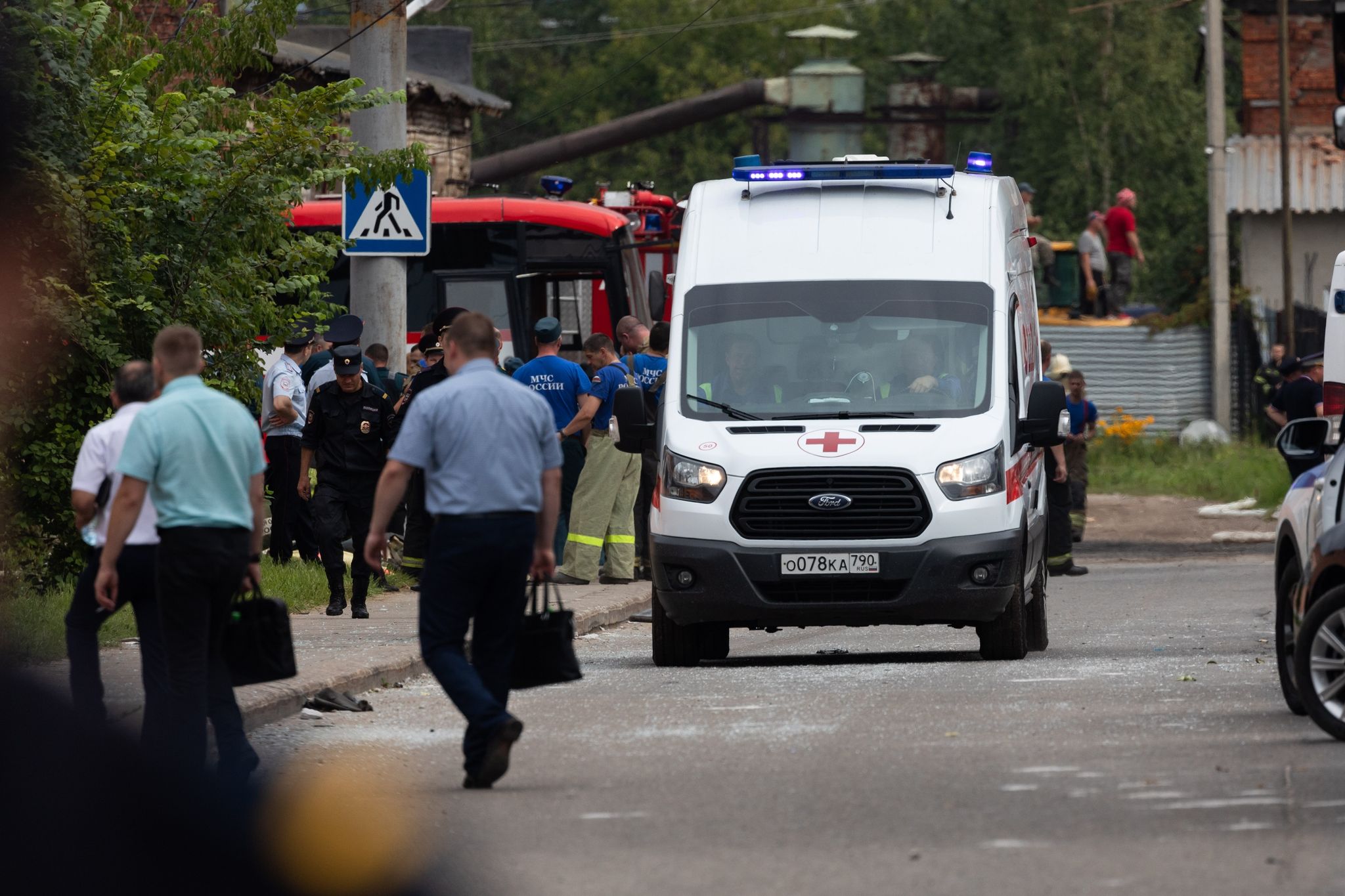 Acht Menschen nach Explosion nahe Moskau weiter vermisst