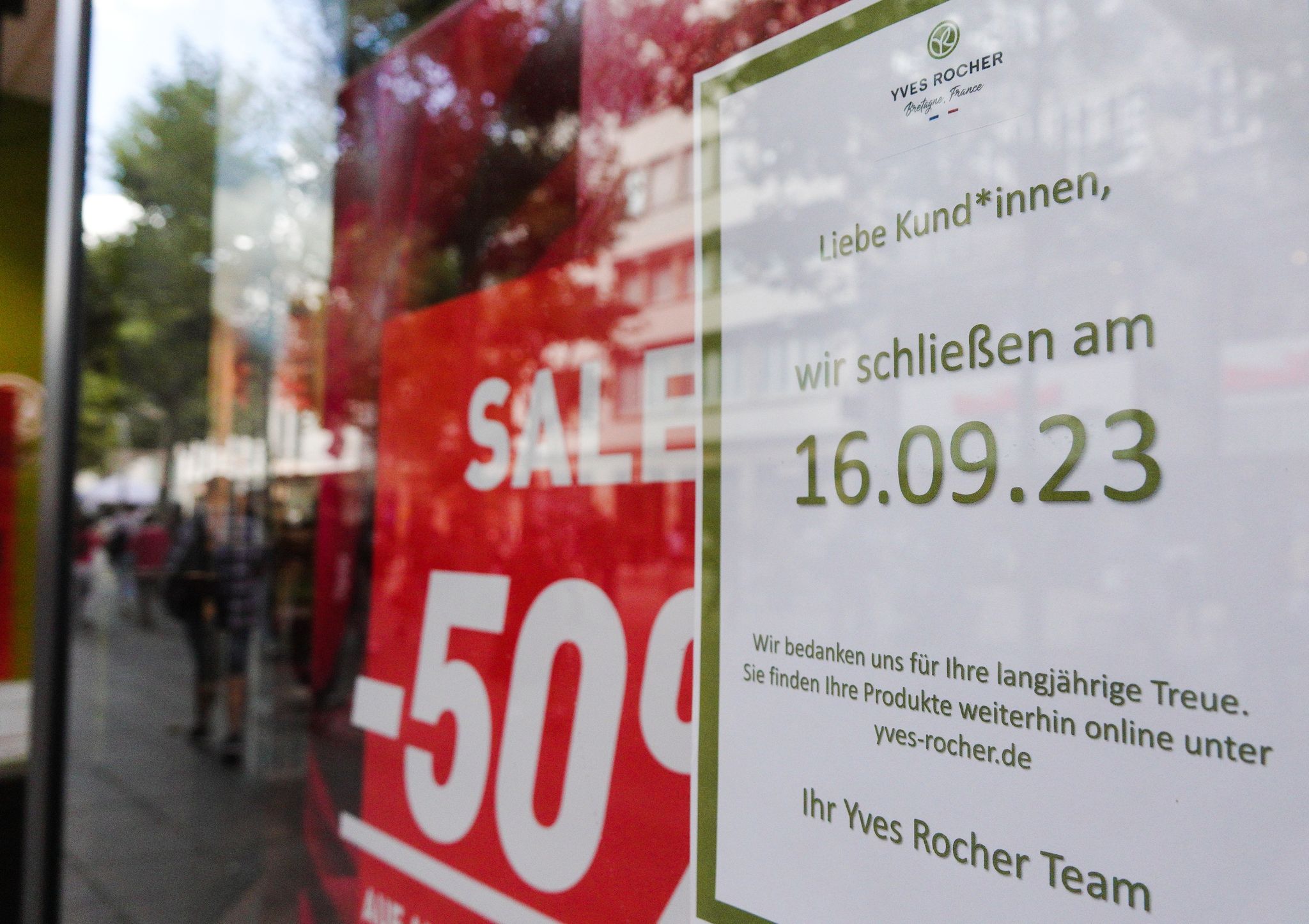 Yves Rocher schließt alle Filialen in Deutschland