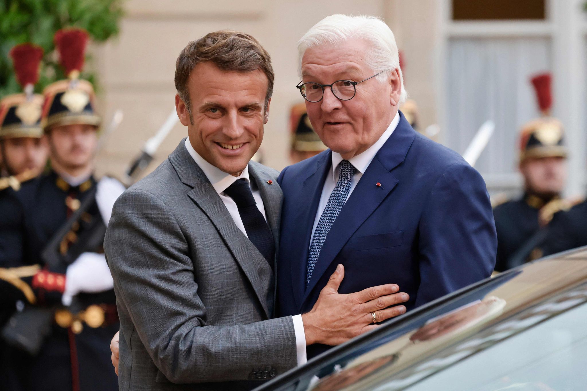 Macron empfängt Steinmeier in Paris