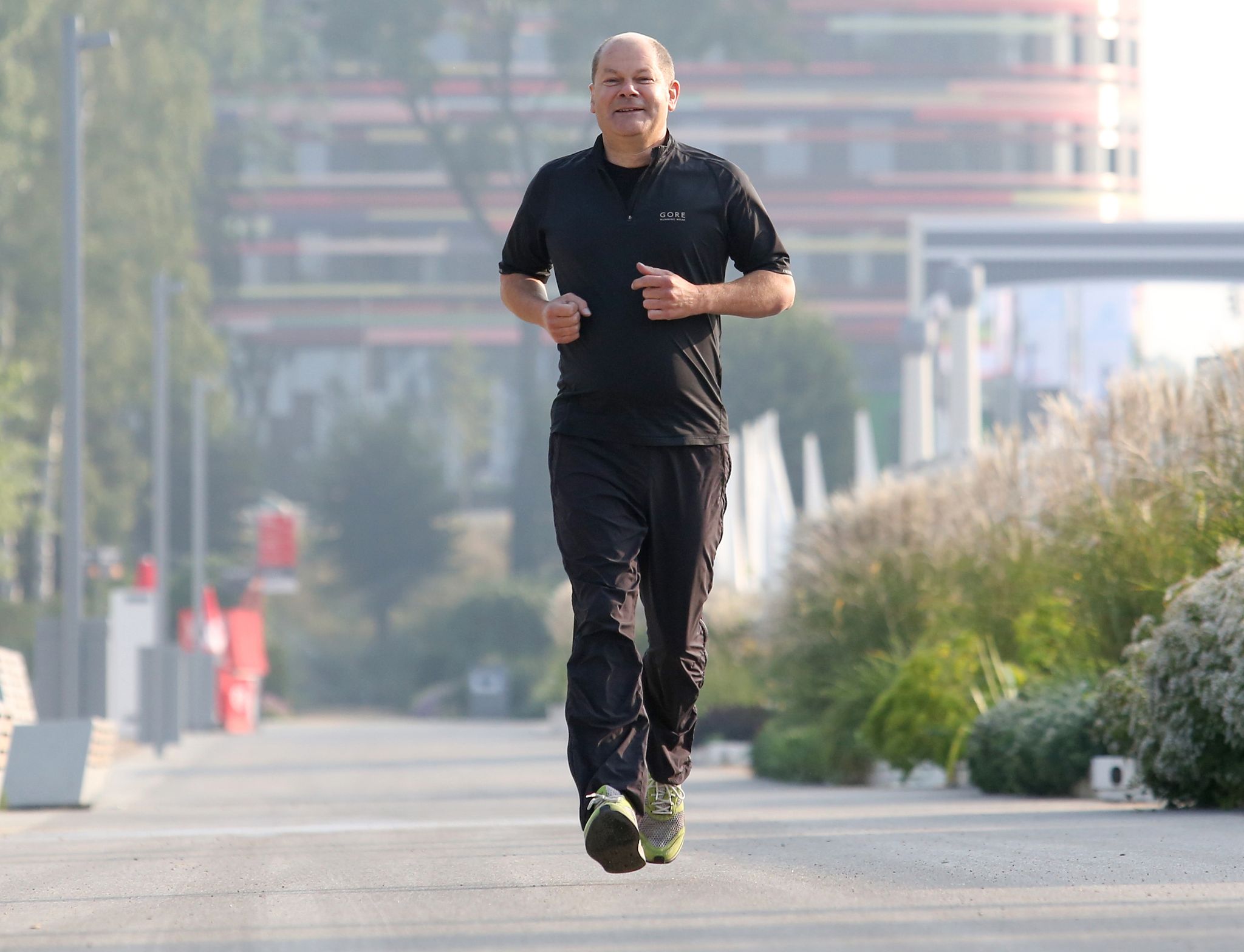 Sportlich unterwegs: Wie lebt Scholz in Potsdam?