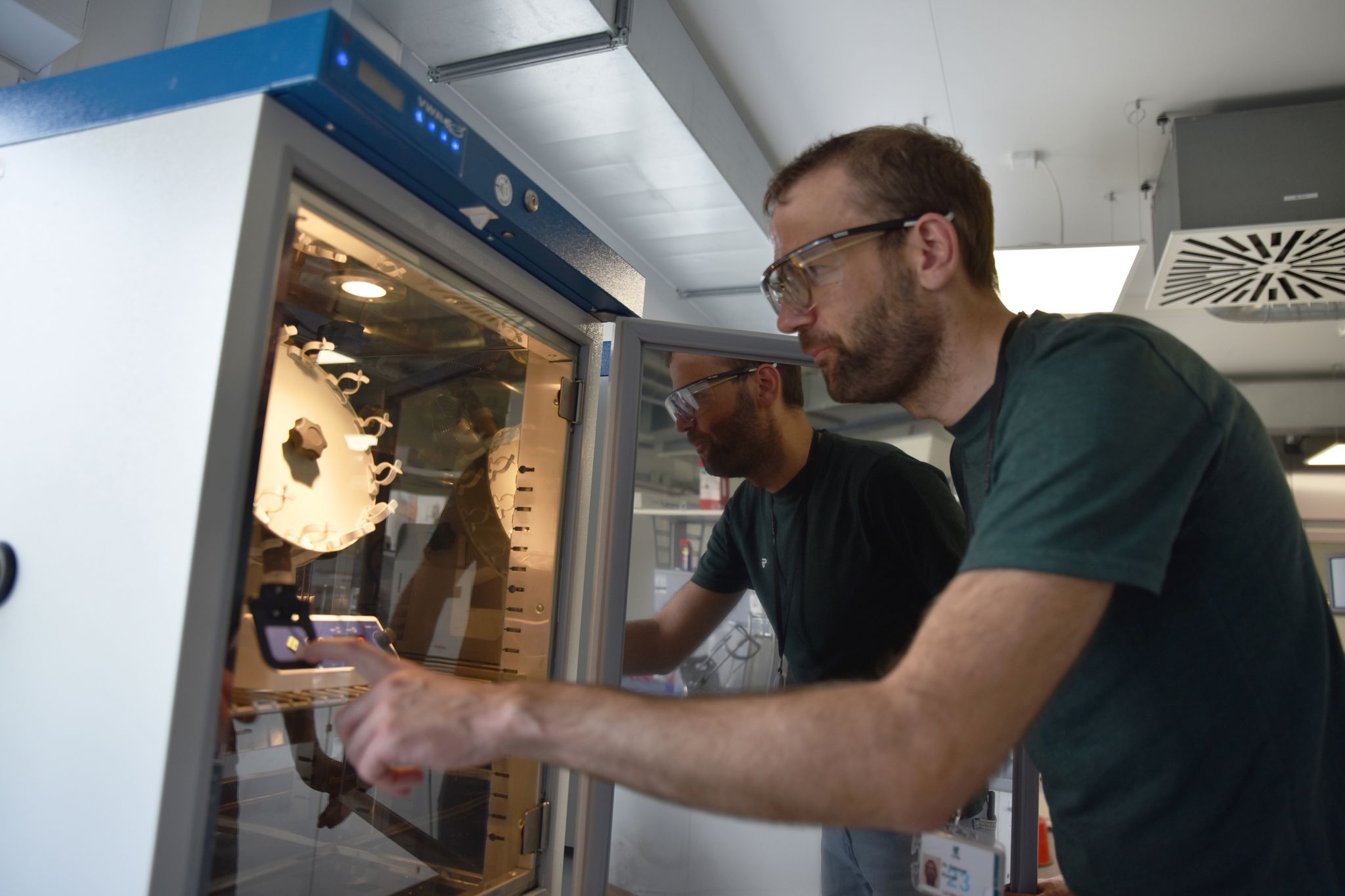 Fleecejacke aus Holz