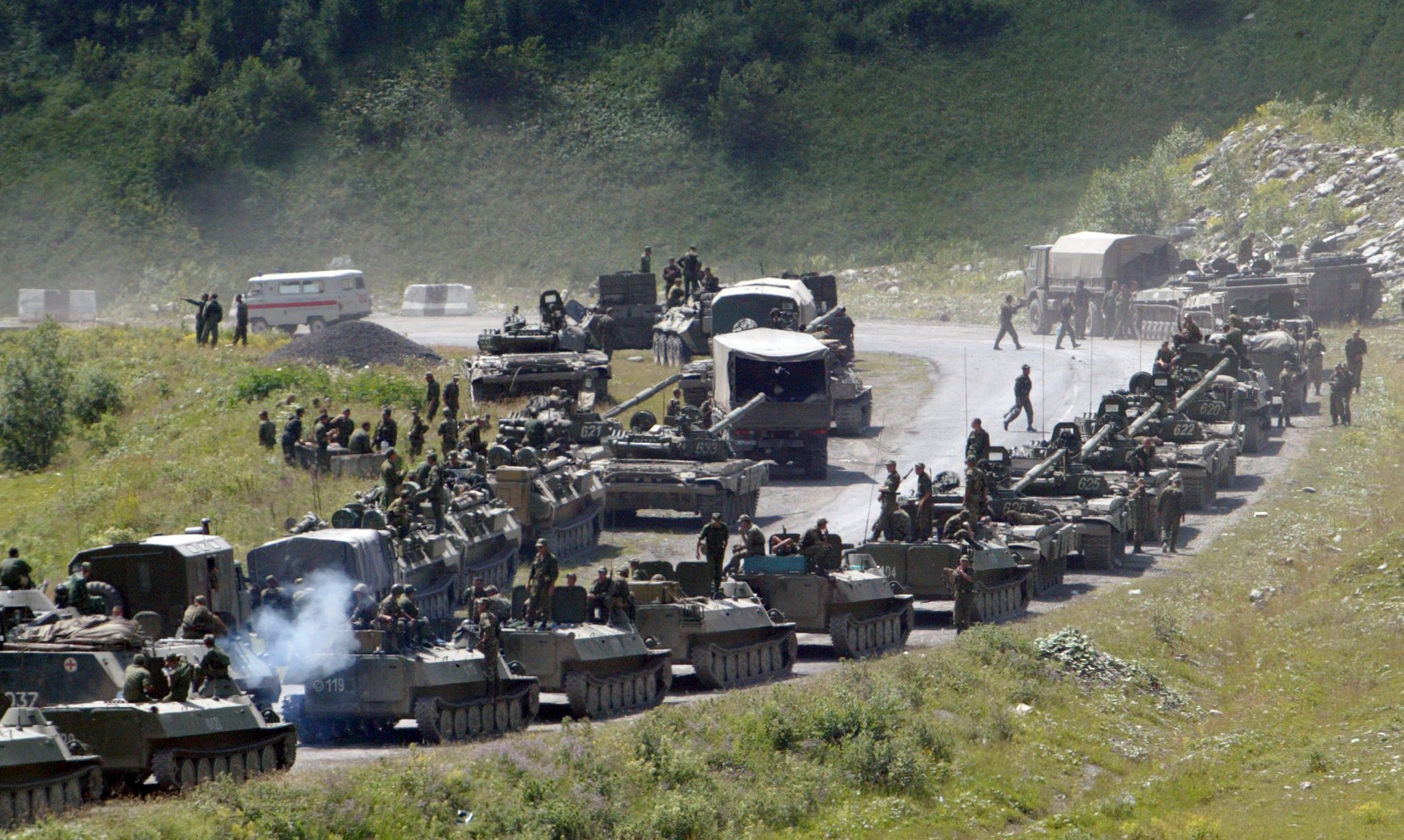 Georgien erinnert an Krieg mit Russland vor 15 Jahren