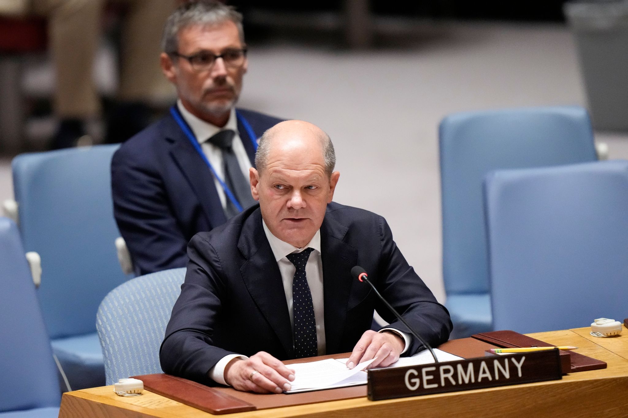Scholz attackiert Putin im UN-Sicherheitsrat