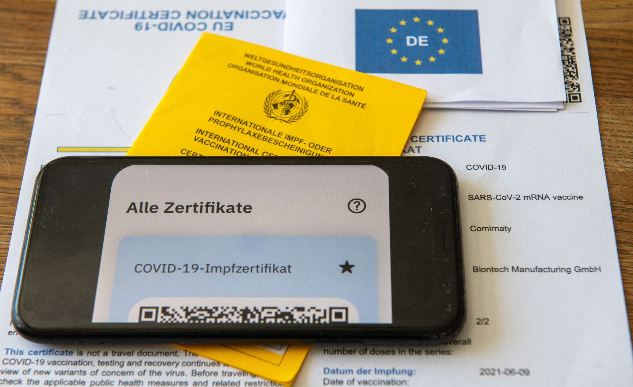 EU bekräftigt Plan zur Digitalisierung des gelben Impfpasses