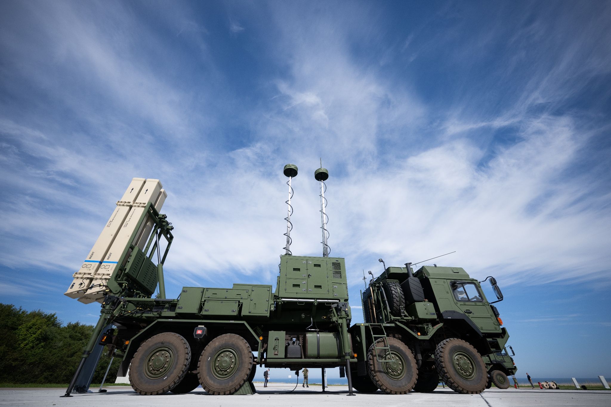 Lettland testet deutsches Flugabwehrsystem Iris-T