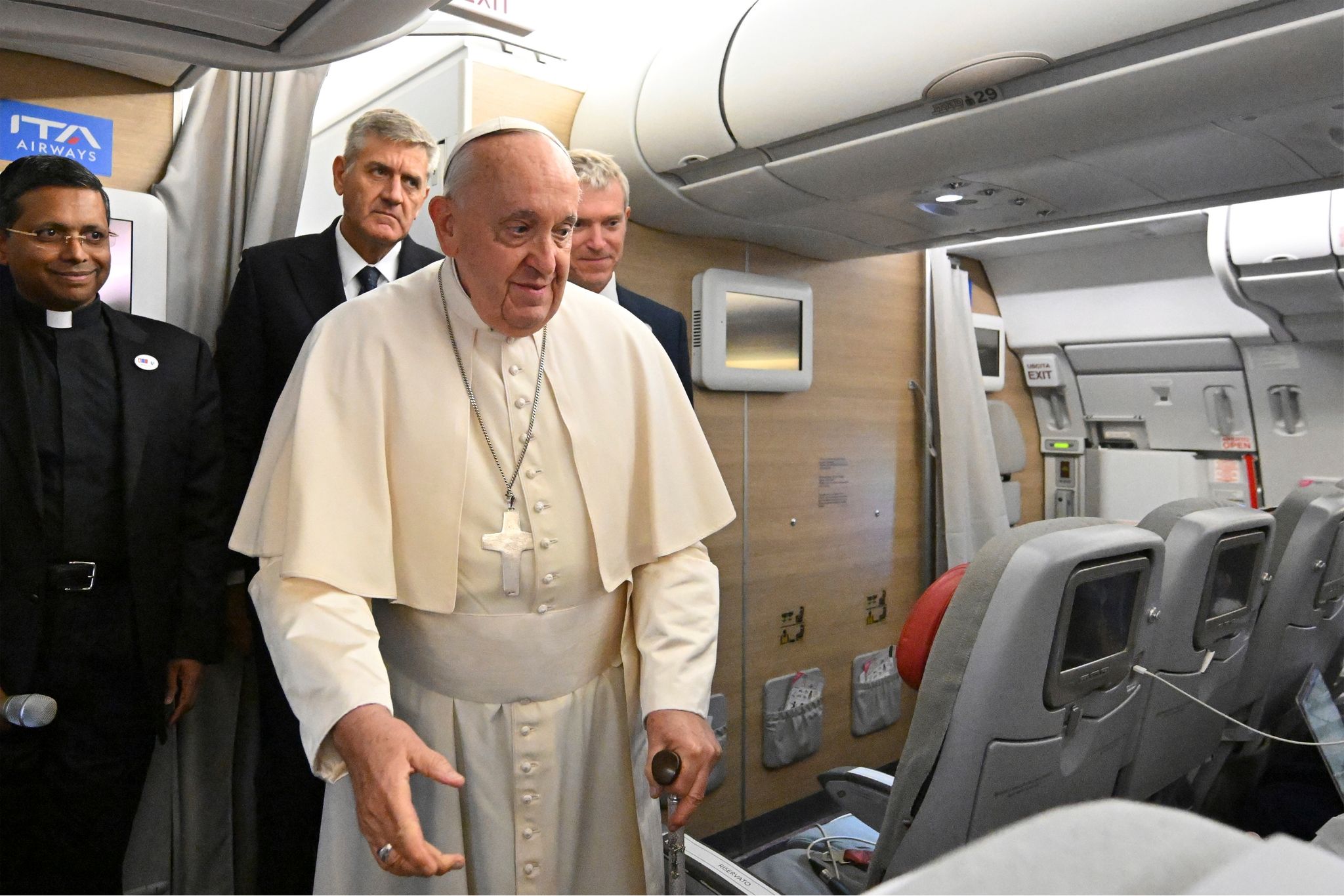 Papst Franziskus für Mongolei-Besuch in Ulan Bator gelandet