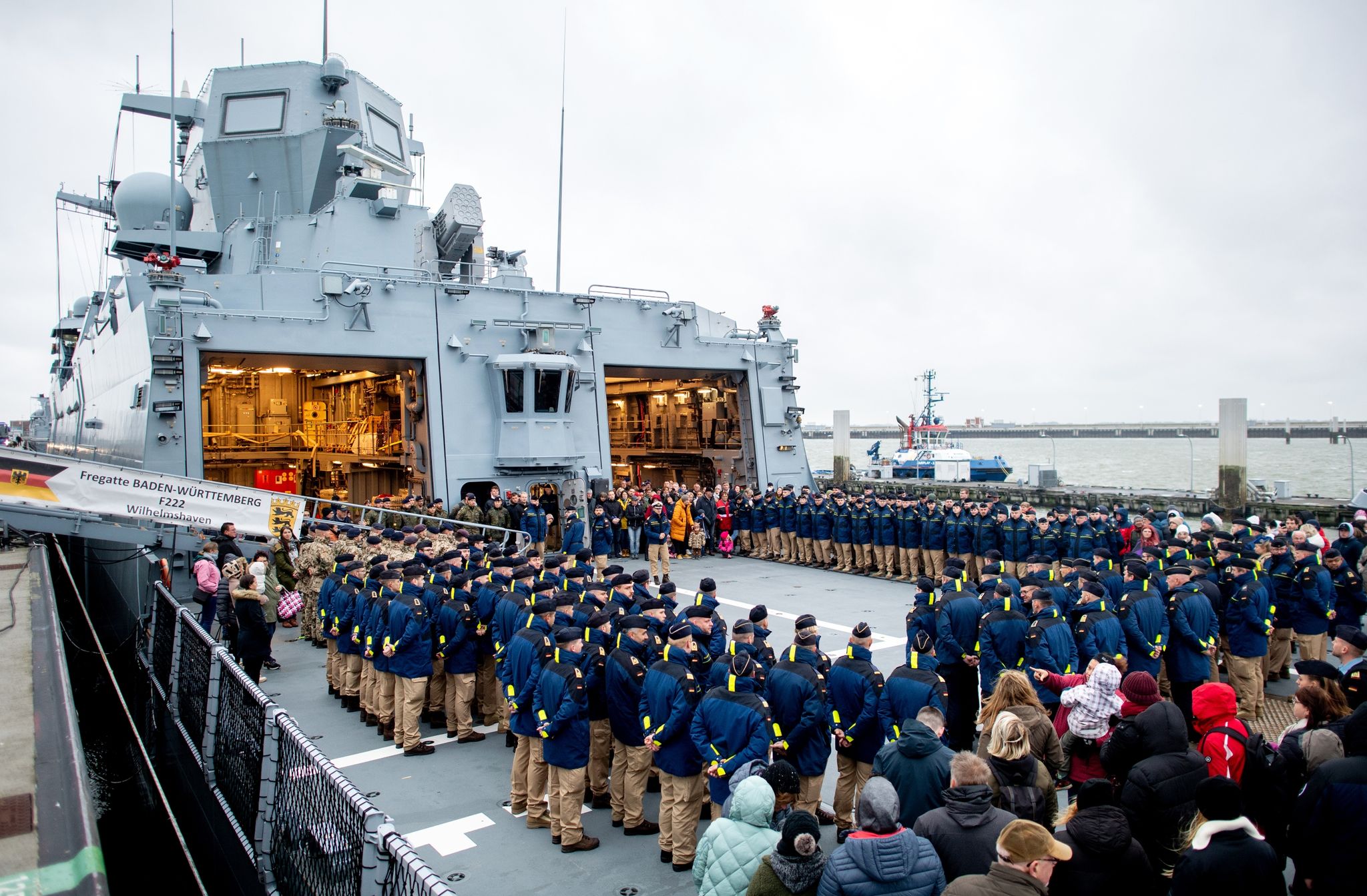 Neue Fregatte «Baden-Württemberg» bricht zu UN-Einsatz auf