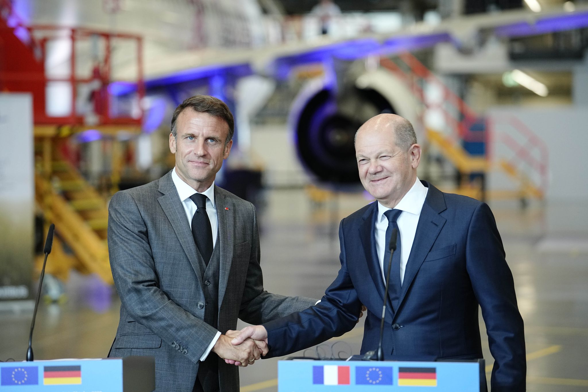 Deutschland und Frankreich gemeinsam an der Seite Israels