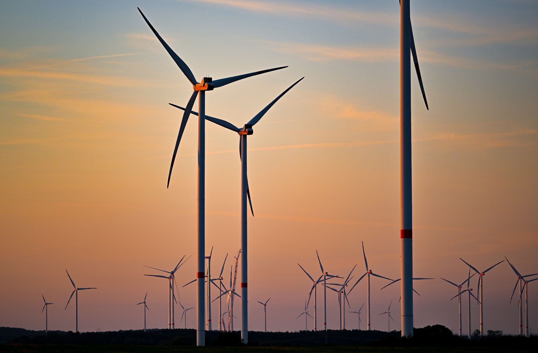 Aufwärtstrend bei Ausbau von Windrädern an Land