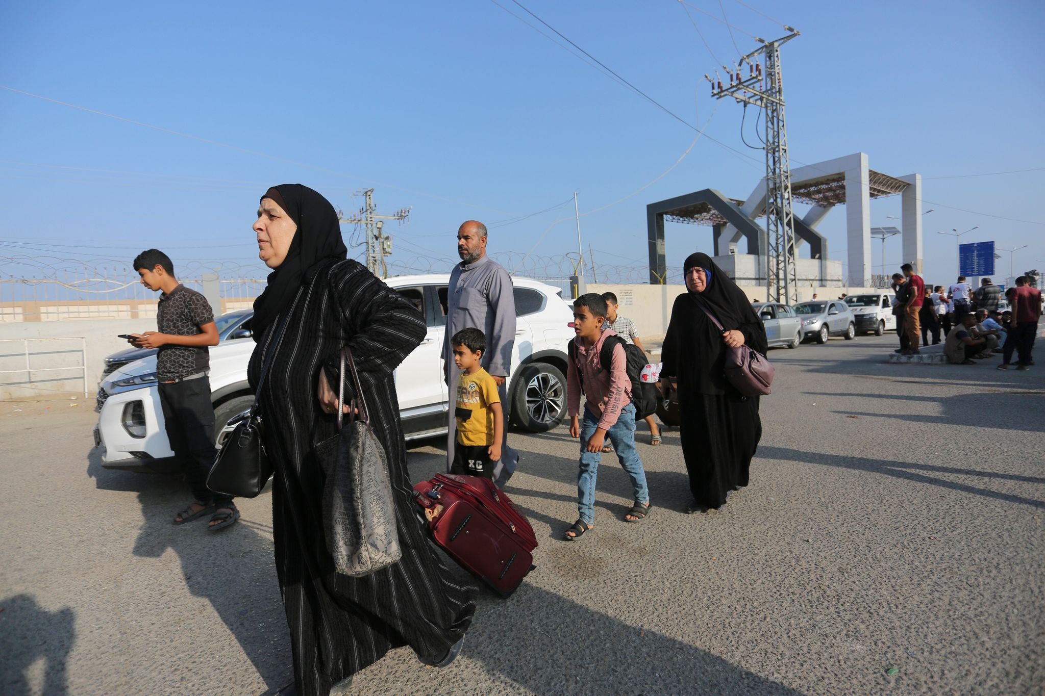 Verletzte aus Gaza kommen zur Behandlung nach Ägypten
