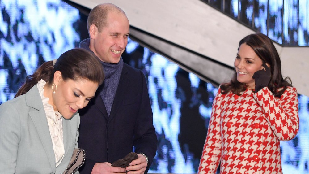Prinz William und Prinzessin Kate empfangen schwedische Royals