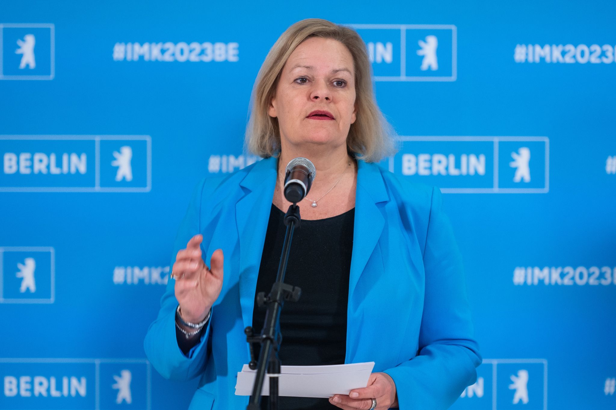 Russen bei Olympia: Faeser nimmt IOC in Pflicht