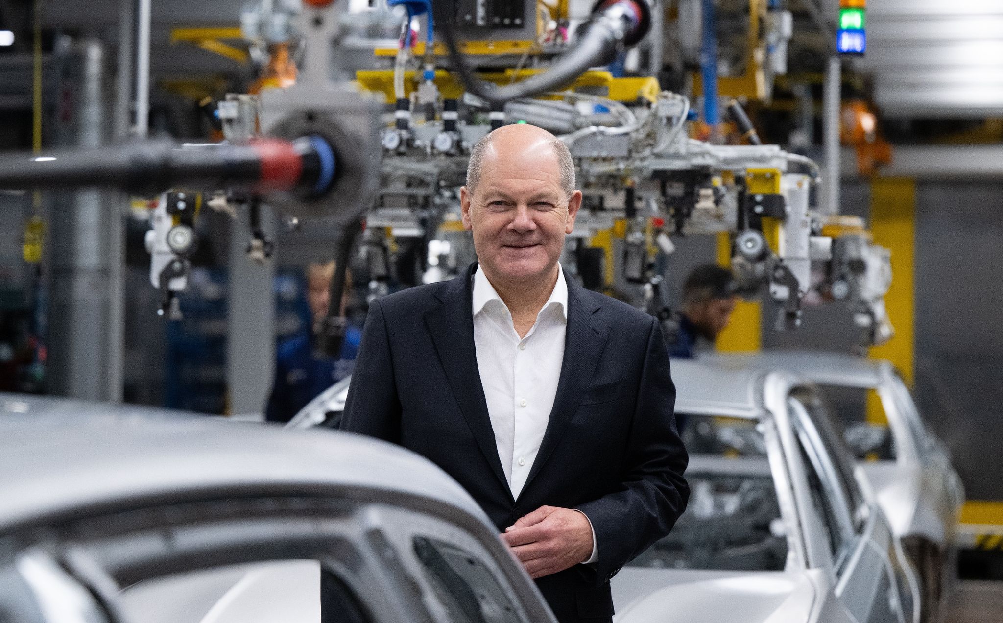 Scholz bei BMW: Unser Land wird das schaffen