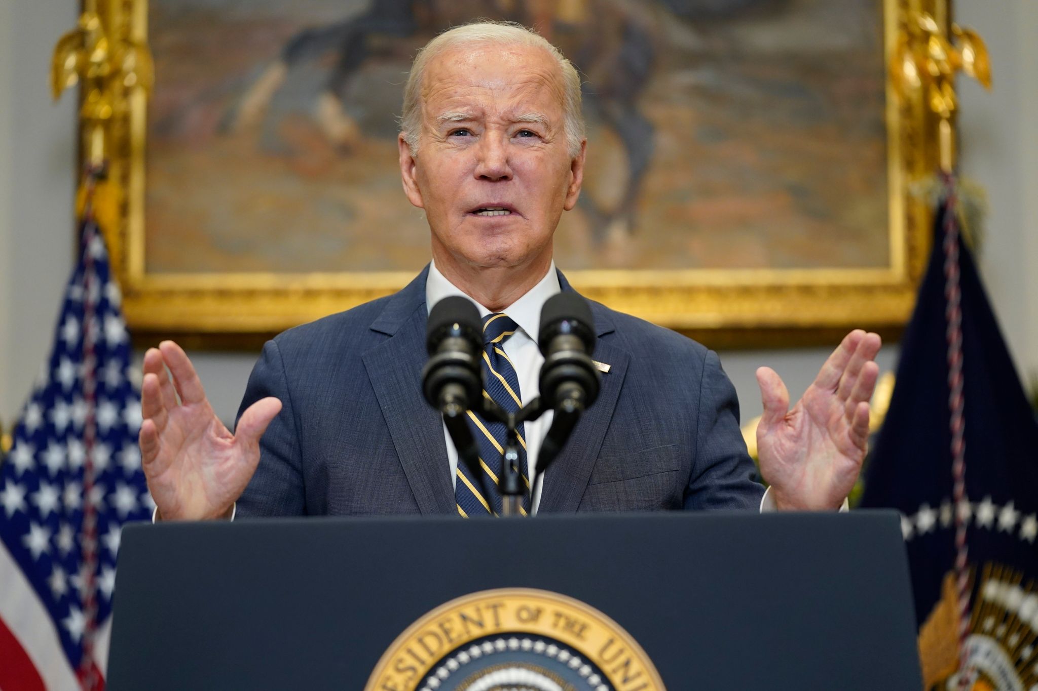 Biden mahnt Kongress: Ukraine-Hilfen können nicht warten