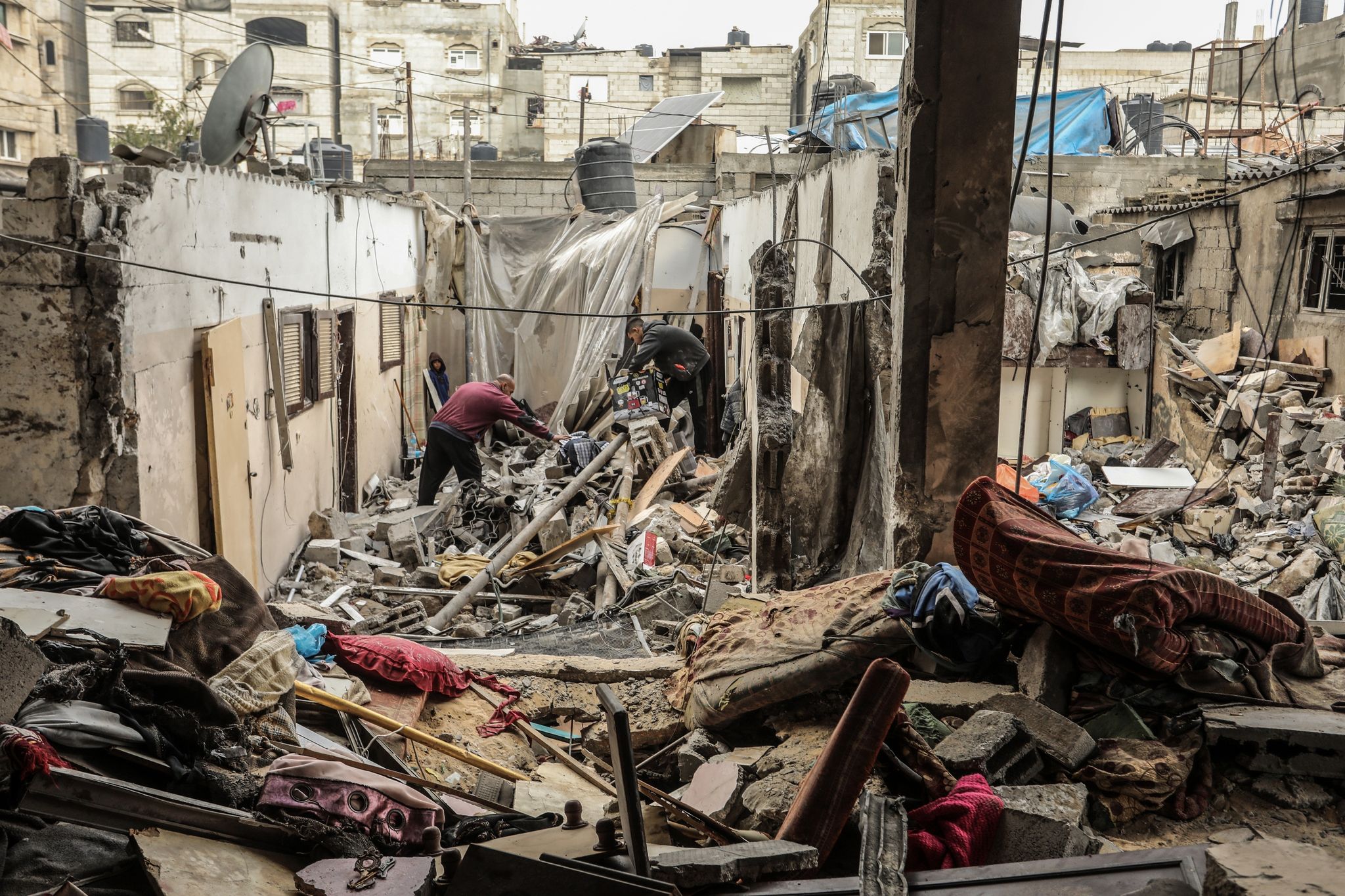 Blick durch «Fenster in die Hölle» von Gaza