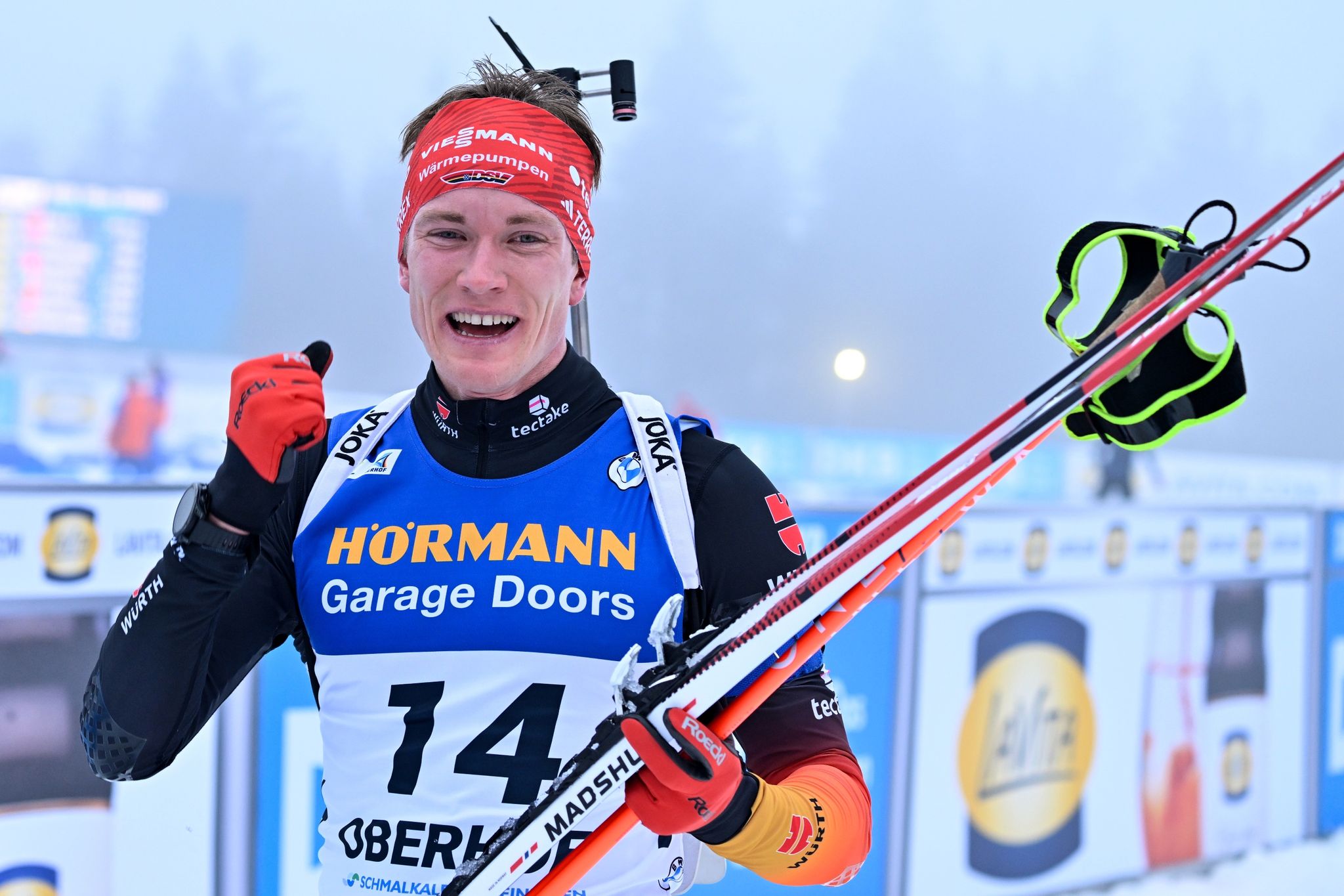 Biathlet Doll feiert Sprintsieg in Oberhof