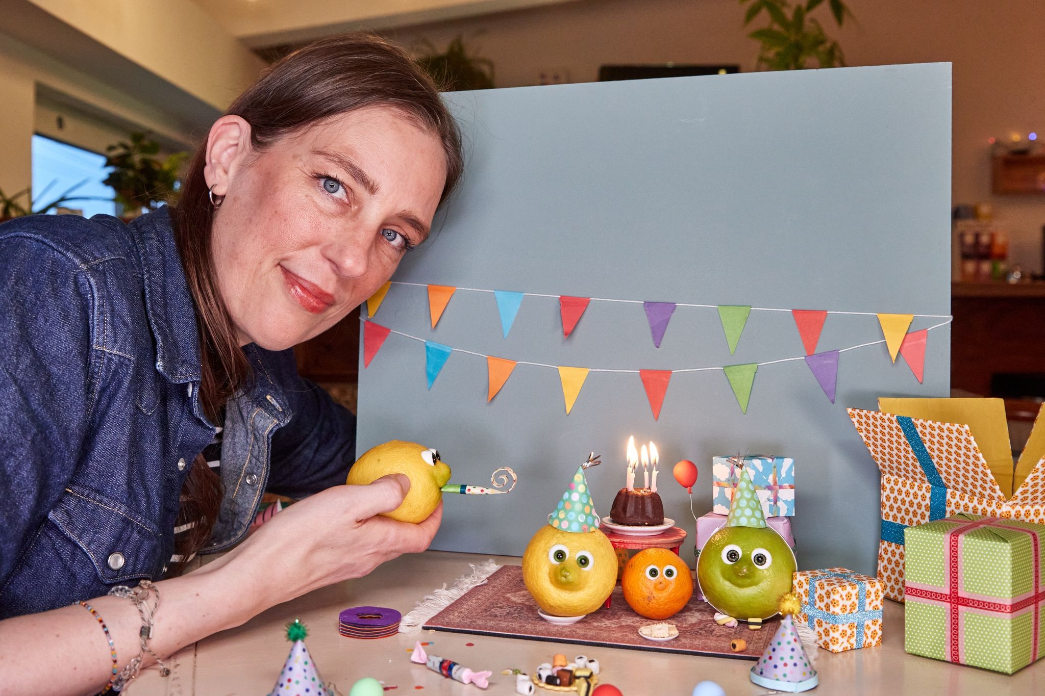 Hamburgerin haucht Zitronen Leben ein