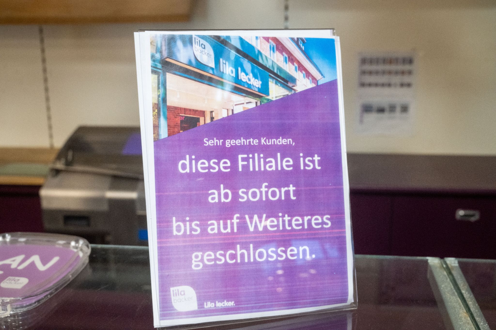 Lila Bäcker schließt alle Filialen zum 1. Februar