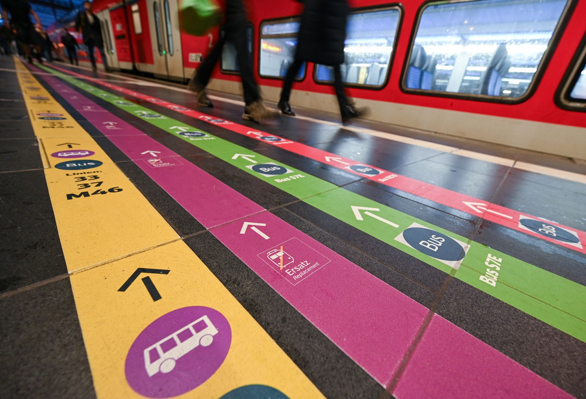 Bahnstrecke Frankfurt-Mannheim gesperrt