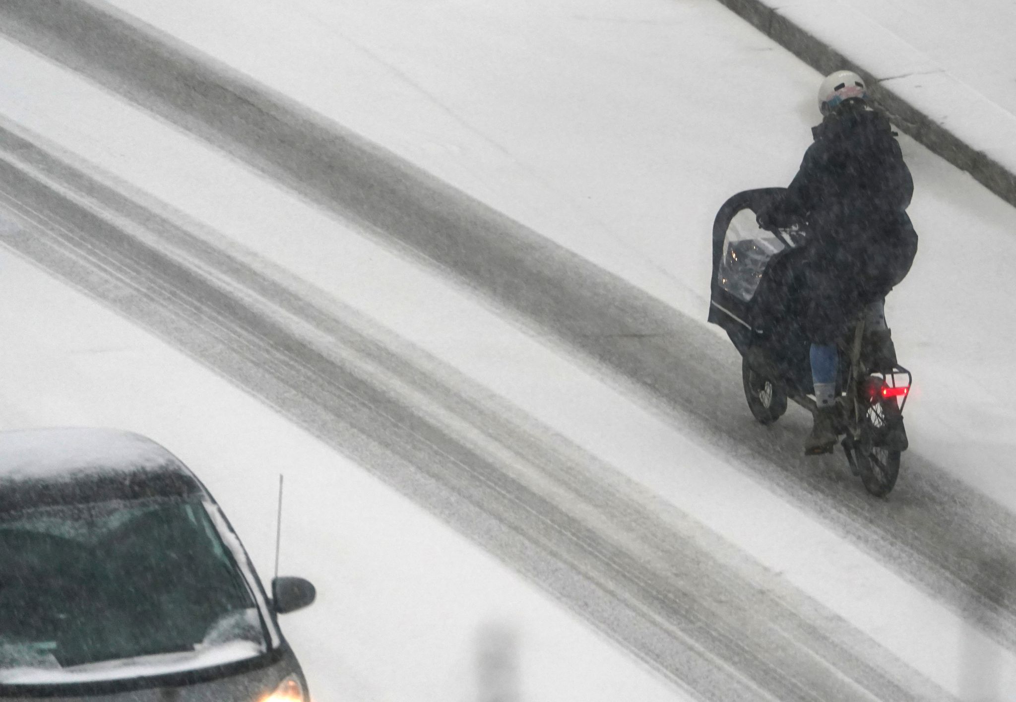 Viele Niederschläge – Gefrierender Regen sorgt für Glatteis