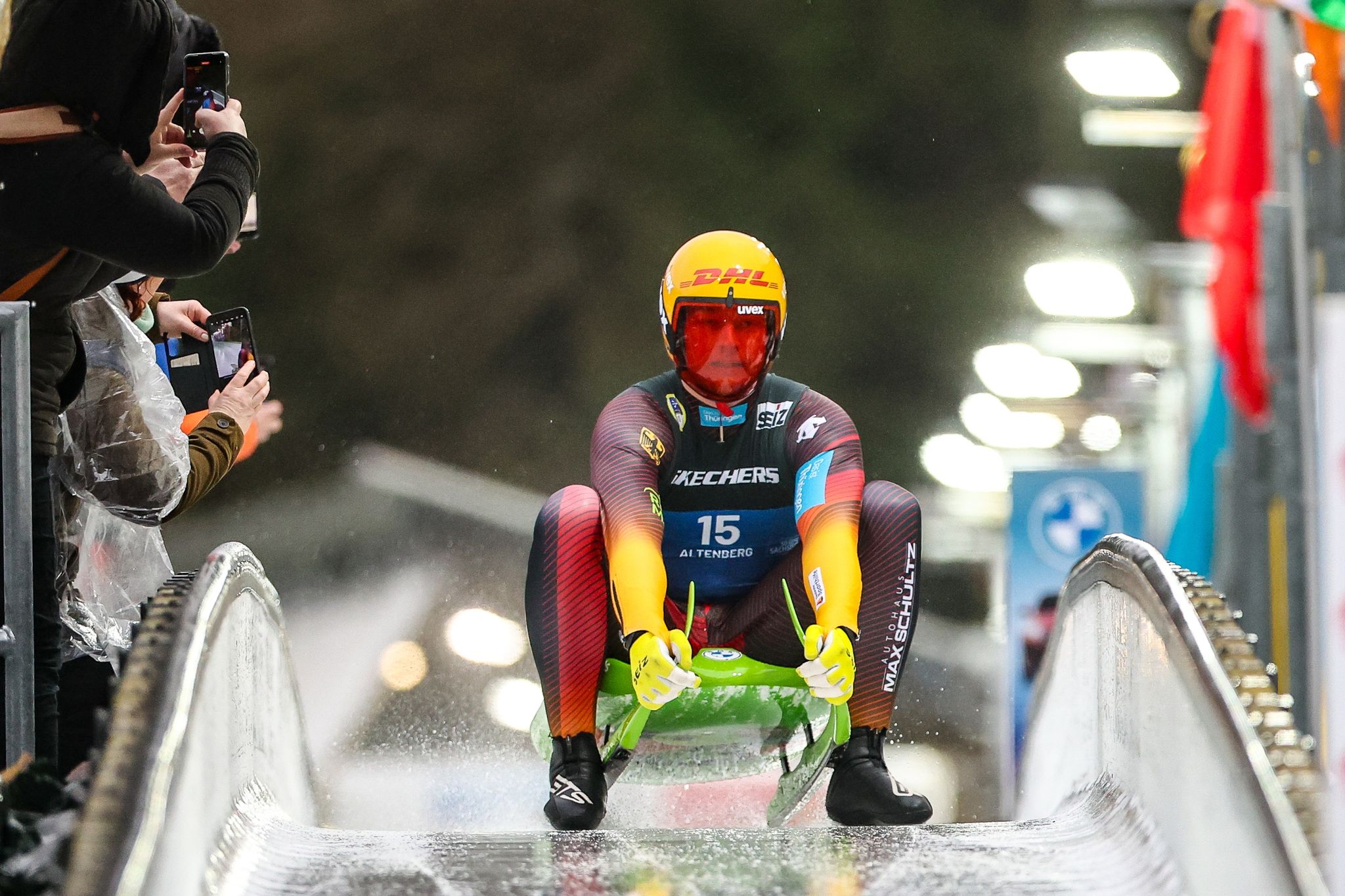Deutsche Rodler feiern Gold und Bronze bei der WM-Gala im Eiskanal