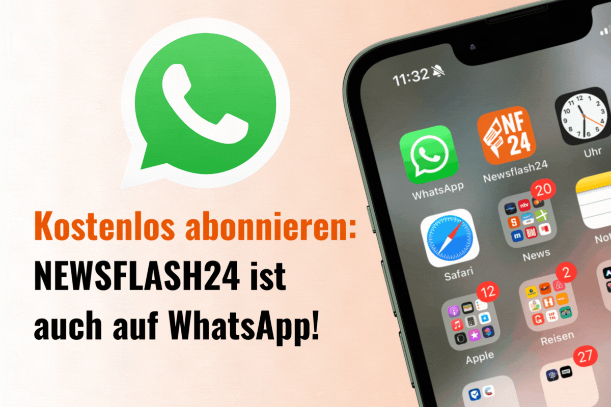 Newsflash24 jetzt auch auf WhatsApp!