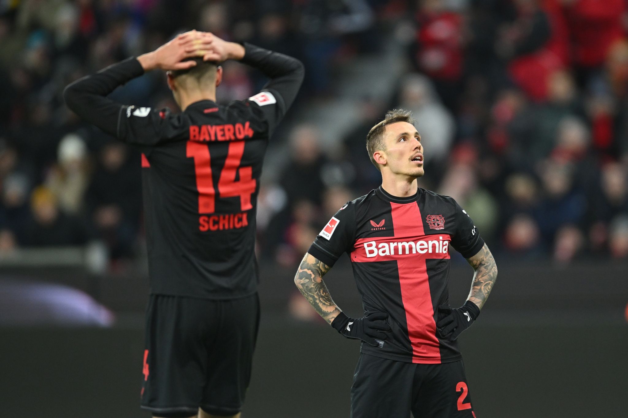 Bayer Leverkusen lässt wichtige Punkte gegen Mönchengladbach liegen