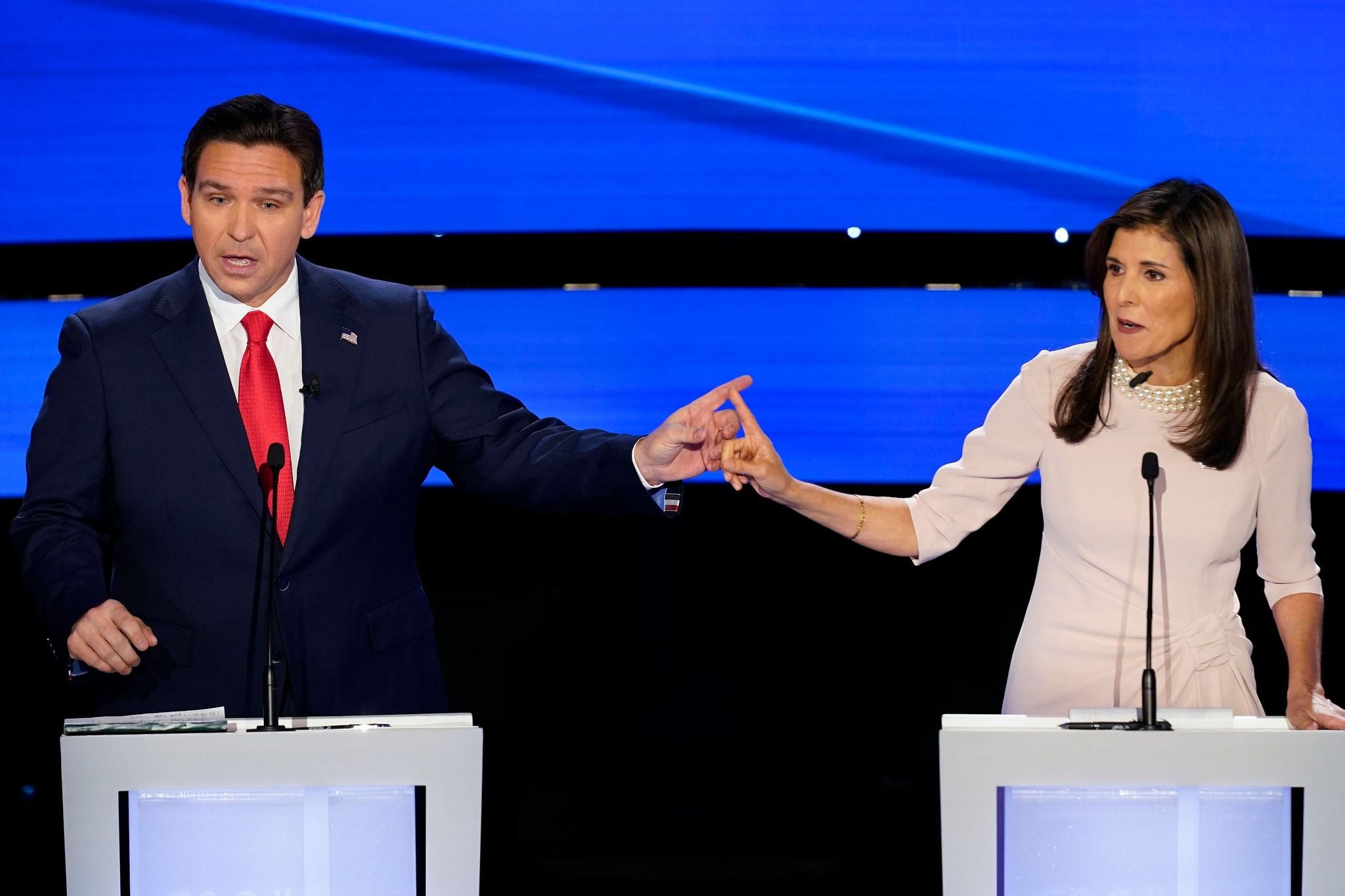 Hartes TV-Duell der US-Republikaner Haley und DeSantis