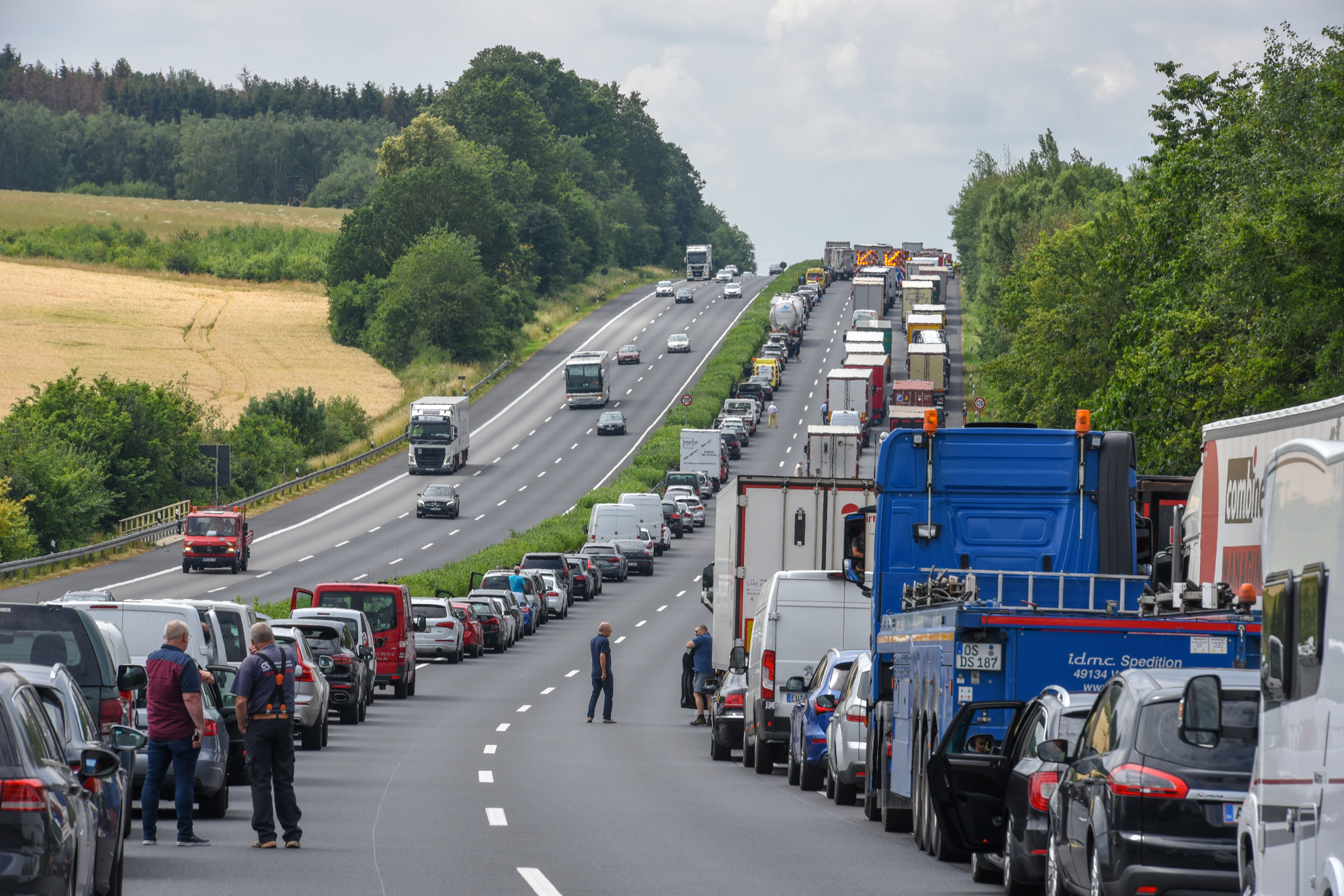 Meiningen: Spektakulärer Unfall auf der Autobahn