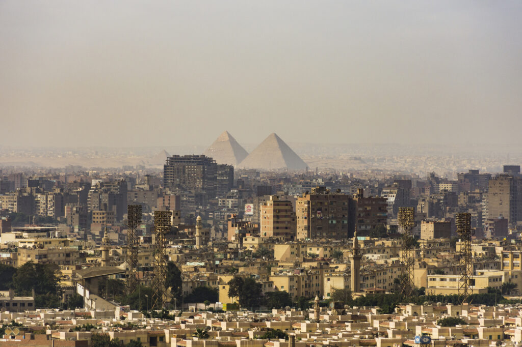 Größte Städte der Welt: Platz 19 Kairo - Die Pyramiden von Ägypten. In Gizeh.