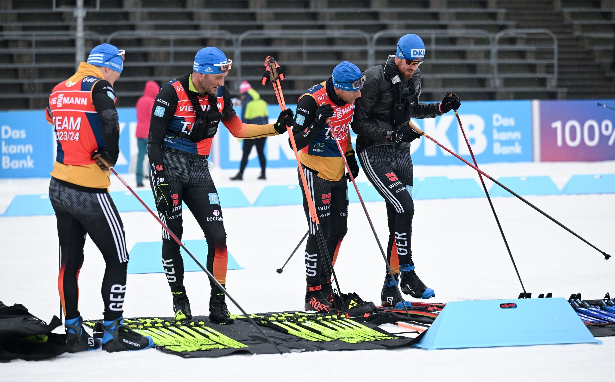 Schwierige Bedingungen für deutsches Biathlon-Team am Holmenkollen