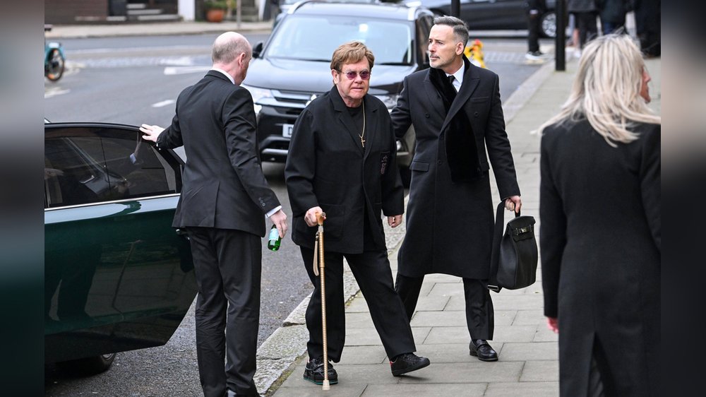 Trauer um Derek Draper: Elton John nimmt an Beerdigung teil