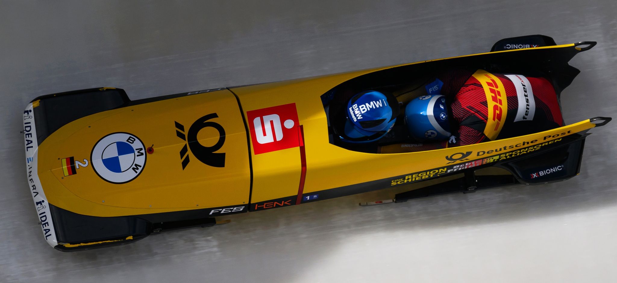 Friedrich holt achten WM-Titel im Zweierbob