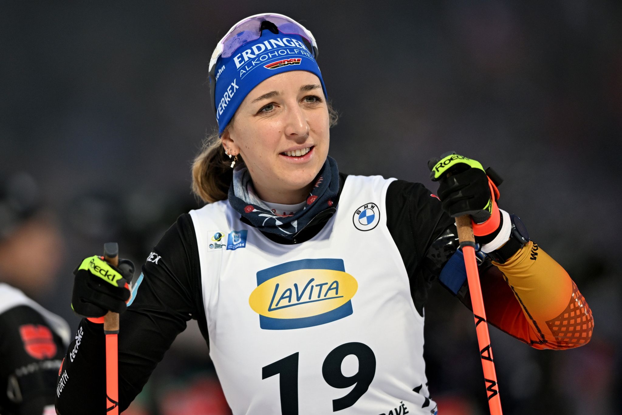 Deutsche Biathletin Franziska Preuß holt sich Selbstvertrauen mit Rang sechs im WM-Sprint