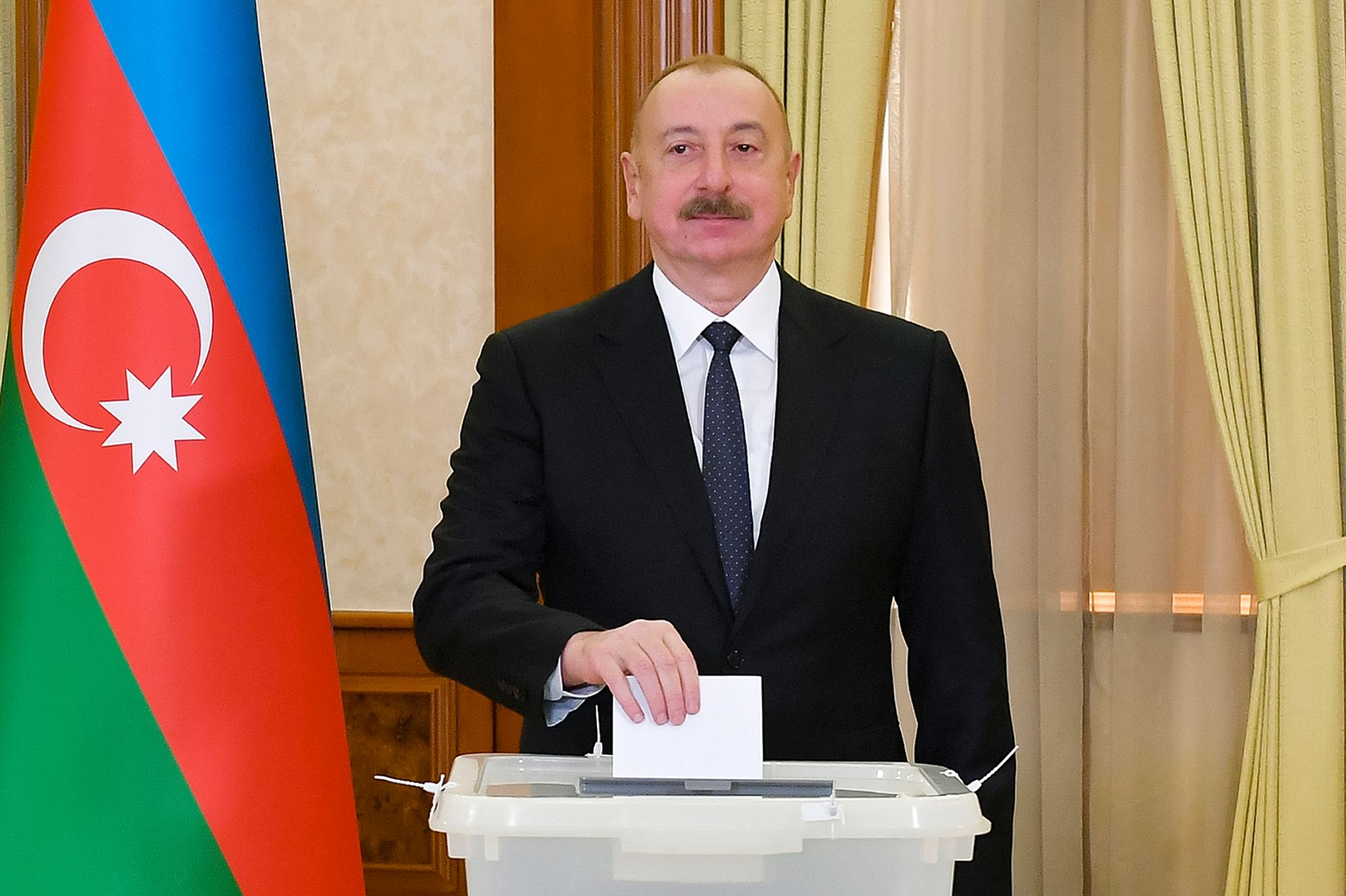 Ilham Aliyev erneut zum Sieger erklärt mit 92 Prozent der Stimmen